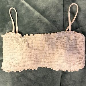 Hollister ruffle bikini top size M